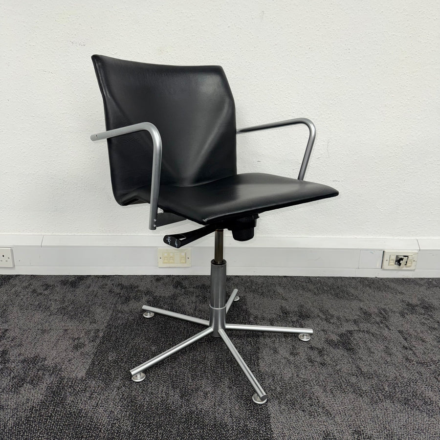 Used Andreas Hansen & Peter Lassen Leather Meeting Chair