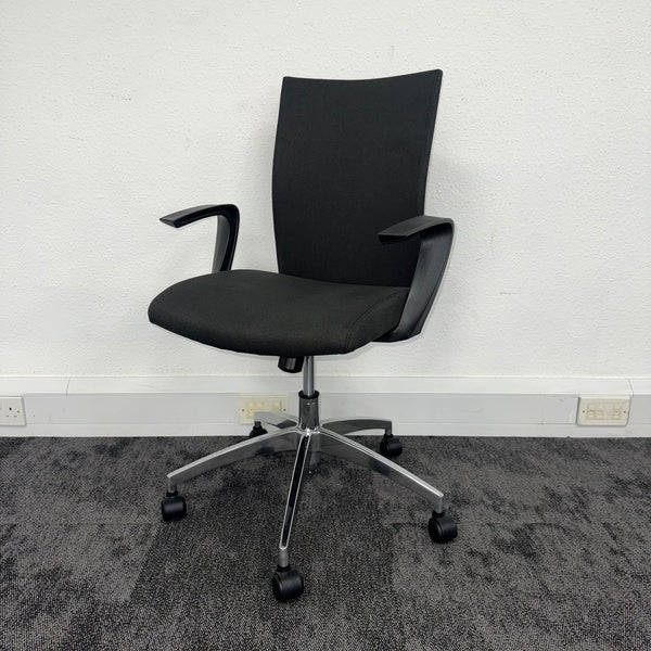 New Fabric Office Chair with Fixed Arms