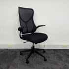 New High Back Mesh Task Chair with Folding Arms
