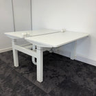 Used Herman Miller Ratio Double Electric Desk with Desktop Power