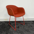 Used Muuto Upholstered Tub Chair Meeting Set with Table