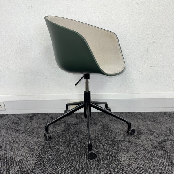 Used HAY About A Chair AAC 52 2.0 - Green+Cream
