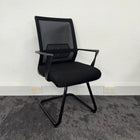 Used Black Mesh Meeting Chair with Lumbar