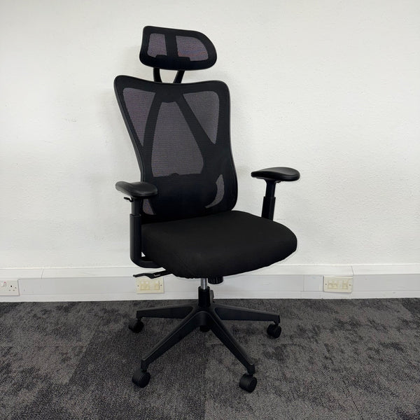 NEW Heavy Duty Task Chair with Adjustable Lumbar and Headrest