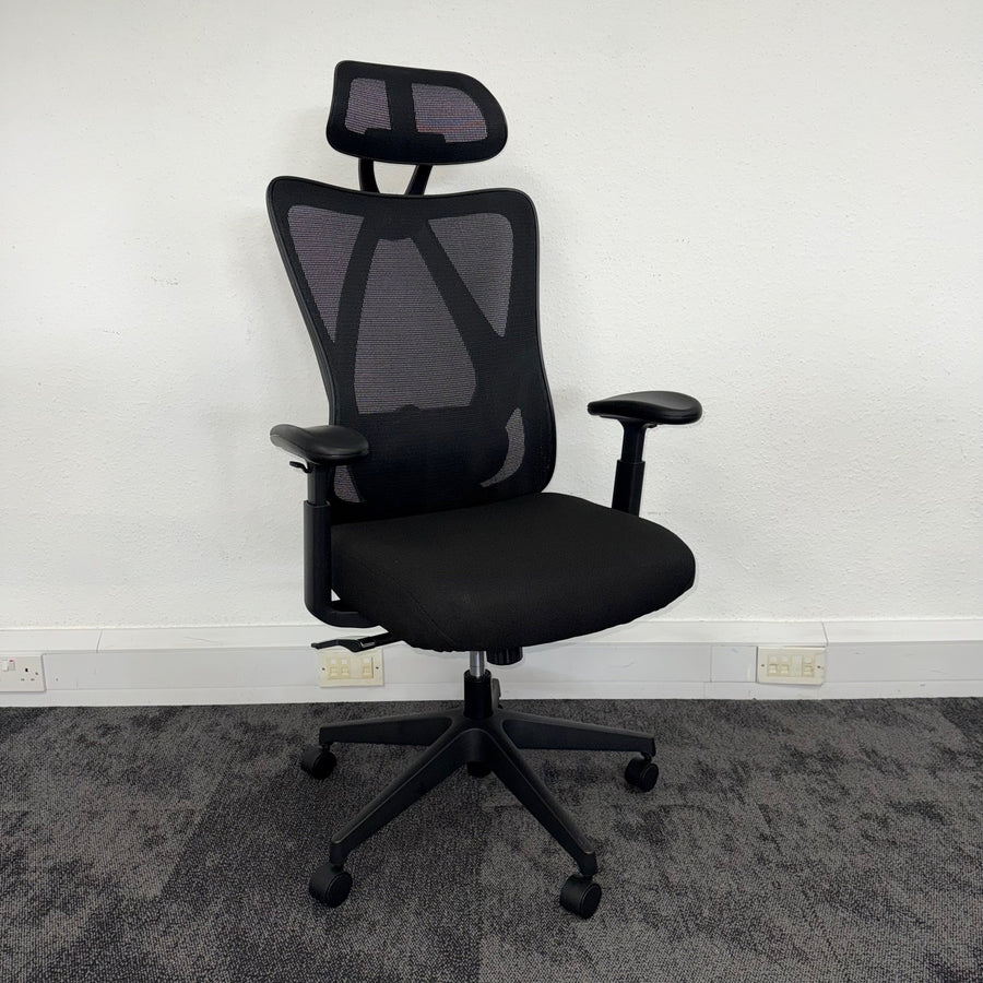 NEW Heavy Duty Task Chair with Adjustable Lumbar and Headrest