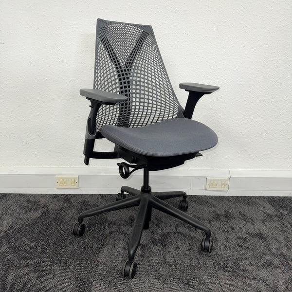 Used Herman Miller Sayl Full Spec with 3D Arms - Grey+Black
