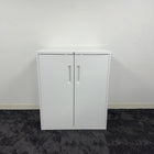 Used Steel Cupboard with Adjustable Shelf and Key