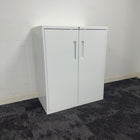 Used Steel Cupboard with Adjustable Shelf and Key
