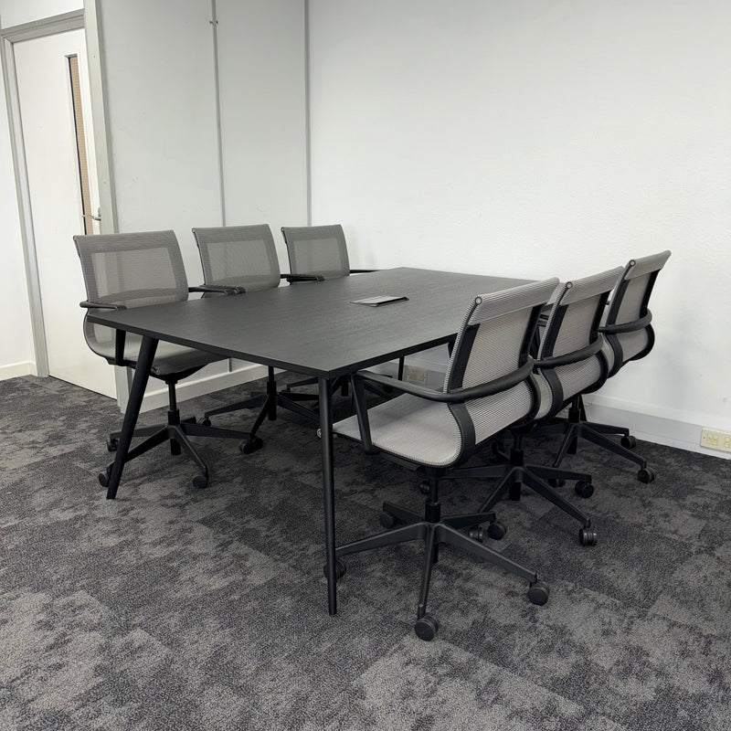 Used Verco Meeting Table Bundle with Power