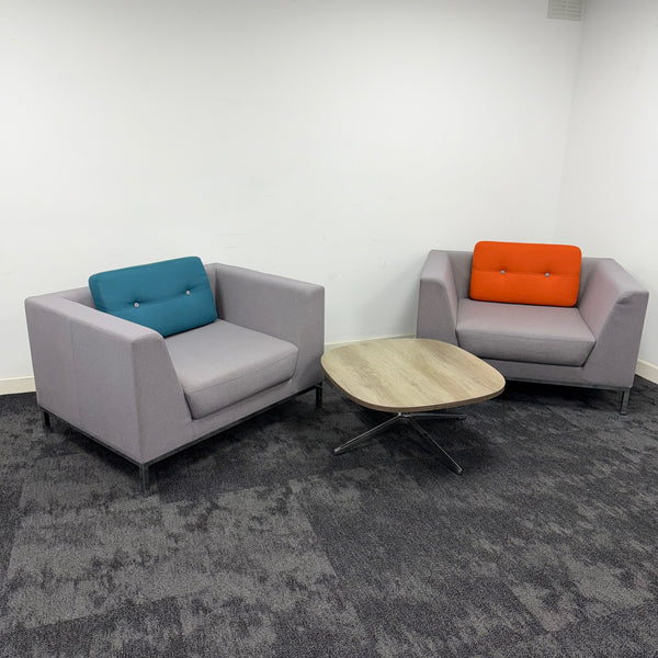 Used Allermuir Octo Breakout Set with Coffee Table