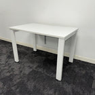 Used Senator White Single Bench Desk