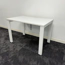 Used Senator White Single Bench Desk