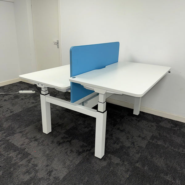 Used Dual Motor Back To Back Height Adjustable Desk