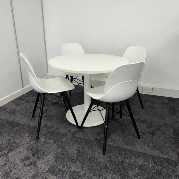 Used Meeting/Canteen Set with 4 Matching Chairs