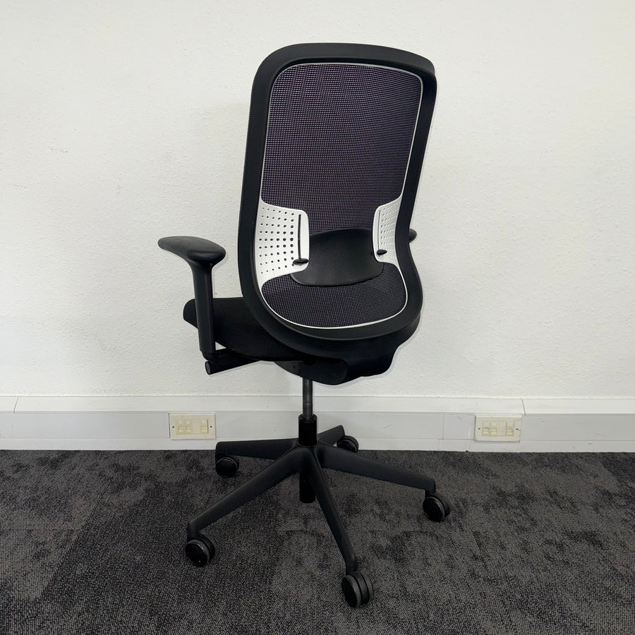 Used Orangebox DO Task Chair - White Lumbar