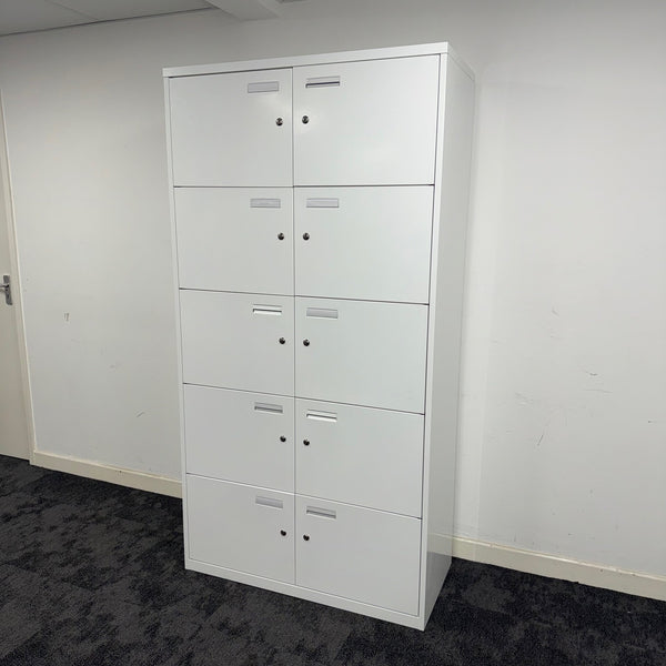 Used Senator Steel 10 Door Locker with Keys