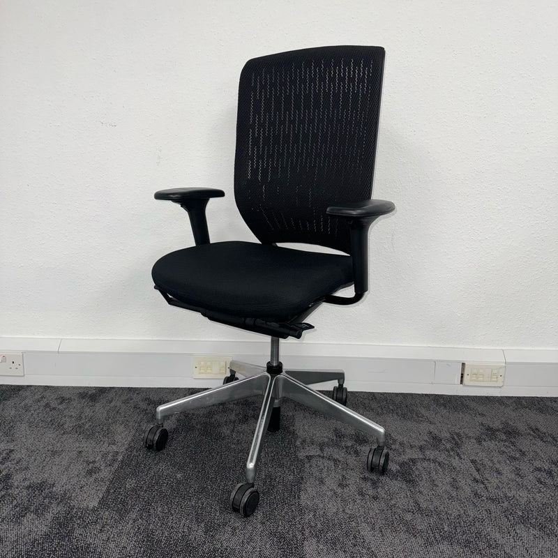 Used Steelcase Evolve Black Mesh Task Chair