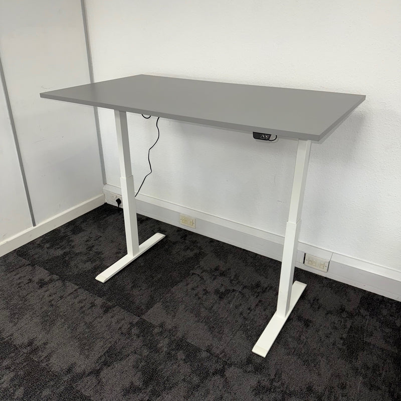 Used Electric Height Adjustable Straight Desk