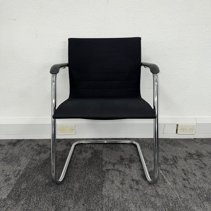 Used ICF UNA Fabric Cantilever Meeting Chair