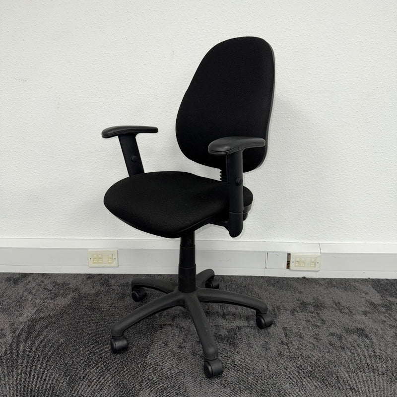 Used Fabric 2 Lever Task Chair with Height Adjustable Arms