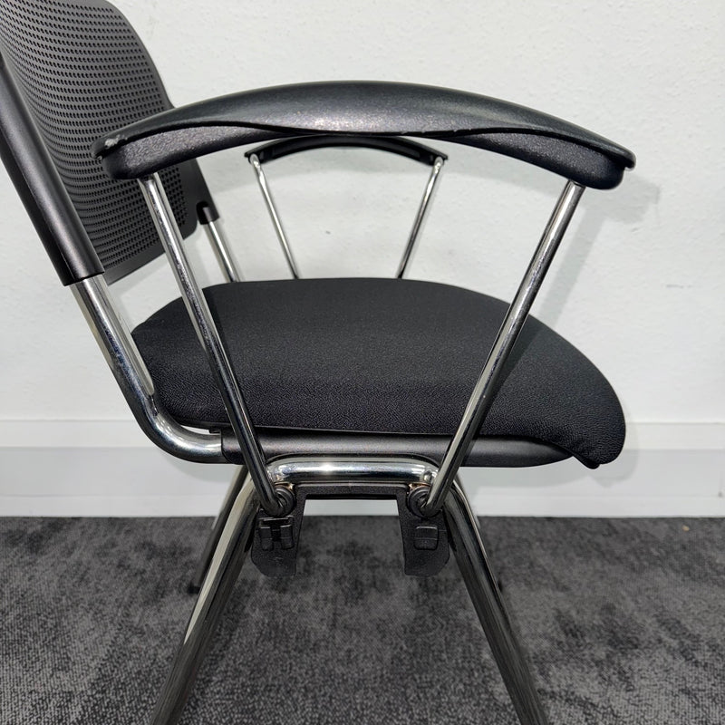 Used Fabric Meeting Chair with Arms