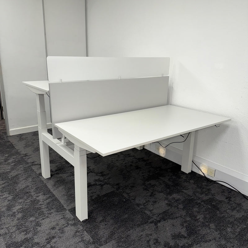 Used Steelcase Migration Electric Height Adjustable Bench Desk