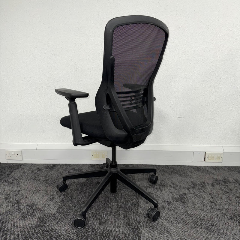 Used Senator Ousby Fully Adjustable Black Mesh Office Chair