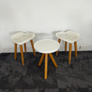 Used Pilot Low Stool Set by Patrick Rampelotto & Fritz Pernkopf with Table
