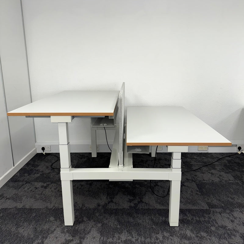 Used Assmann Canvaro Compact Back To Back Height Adjustable Desks