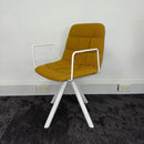Used Maarten Soft Upholstered Chair With Pyramidal Swivel Base
