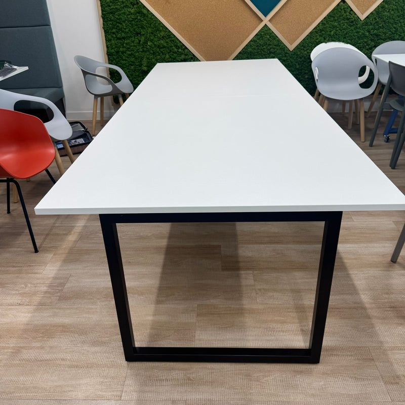 Used Large White Meeting Table