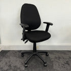 Used Black Fabric Adjustable Task Chair