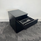 Used Black 3 Draw Mobile Pedestal