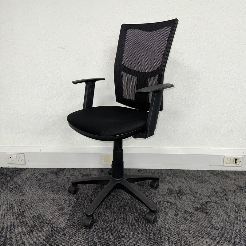 Used Ocee Design Goal Black Mesh Task Chair