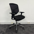 Used Ergohuman Enjoy Black Mesh Chair