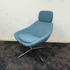 Used Allermuir Open Lounge Chair With Headrest
