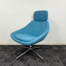 Used Allermuir Open Lounge Chair With Headrest