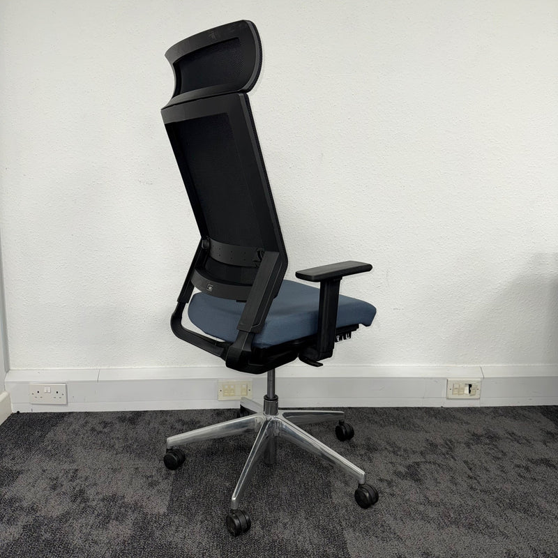 Used Elite I-Sit Task Chair with Headrest