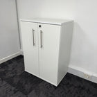 Used White Cupboard with 2 Shelves