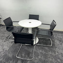 Used ICF Meeting Table Set with 4 Chairs