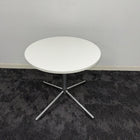Used White Round Canteen/Meeting Table