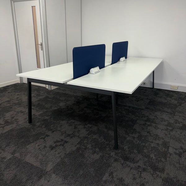 Used Herman Miller Sliding Top Bench Desk Bundle - Avilable in Banks of 4,6,8 etc