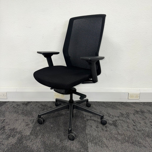 Used Bestuhl J1 Black Mesh Task Chair