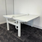 Used Herman Miller Ratio Double Electric Desk with Desktop Power