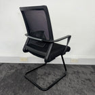 Used Black Mesh Meeting Chair with Lumbar