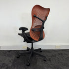 Used Herman Miller Mirra Full Spec with Flexi Front - Orange and Black