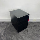 New Black Steel 3 Draw Mobile Pedestal