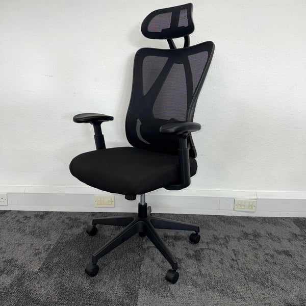 NEW Heavy Duty Task Chair with Adjustable Lumbar and Headrest
