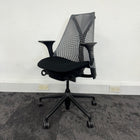 Used Herman Miller Sayl Full Spec - Black and Grey