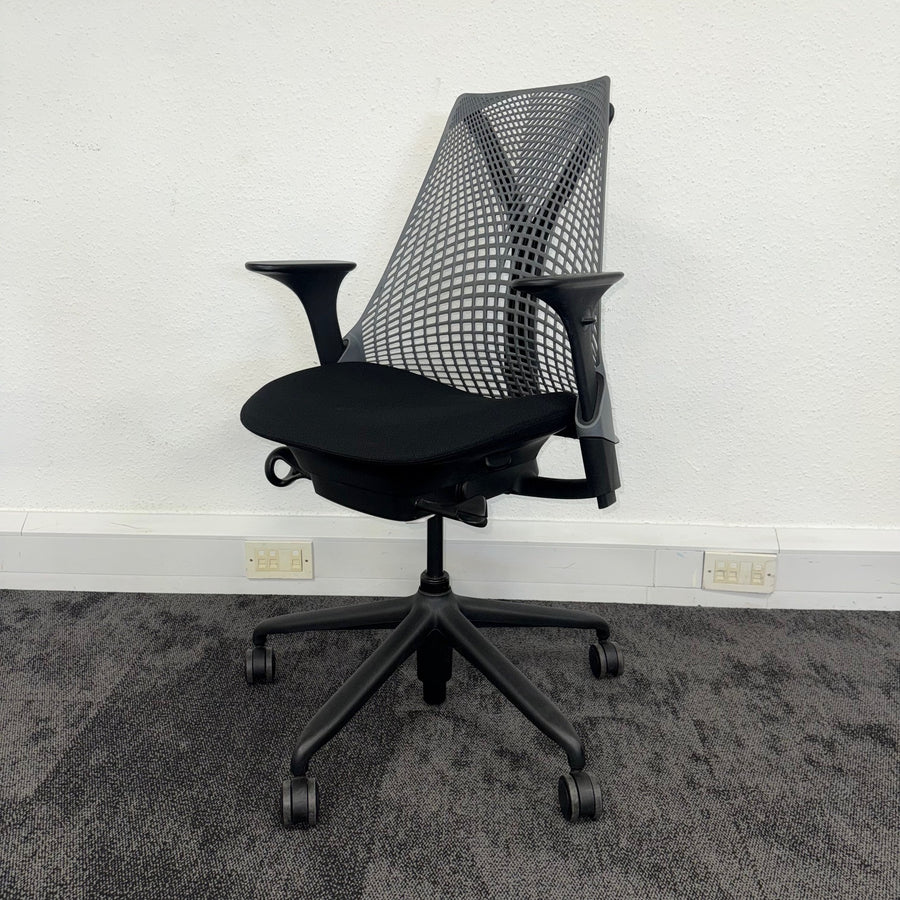 Used Herman Miller Sayl Full Spec - Black and Grey